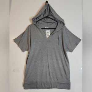 Ideology Causal Short Sleeve Hoodie Top NWT Size Large
